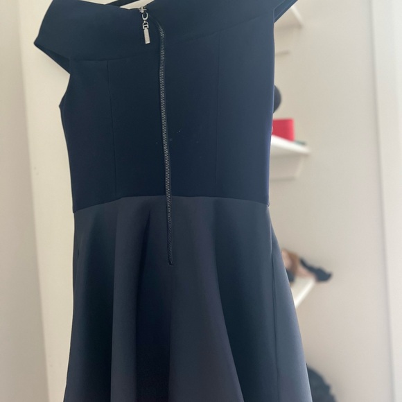 Beautiful off shoulder prom or cocktail dress by Josep Ribkoff. Size 6 us - Picture 2 of 6